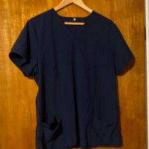 WonderWink Navy Blue Women's Top